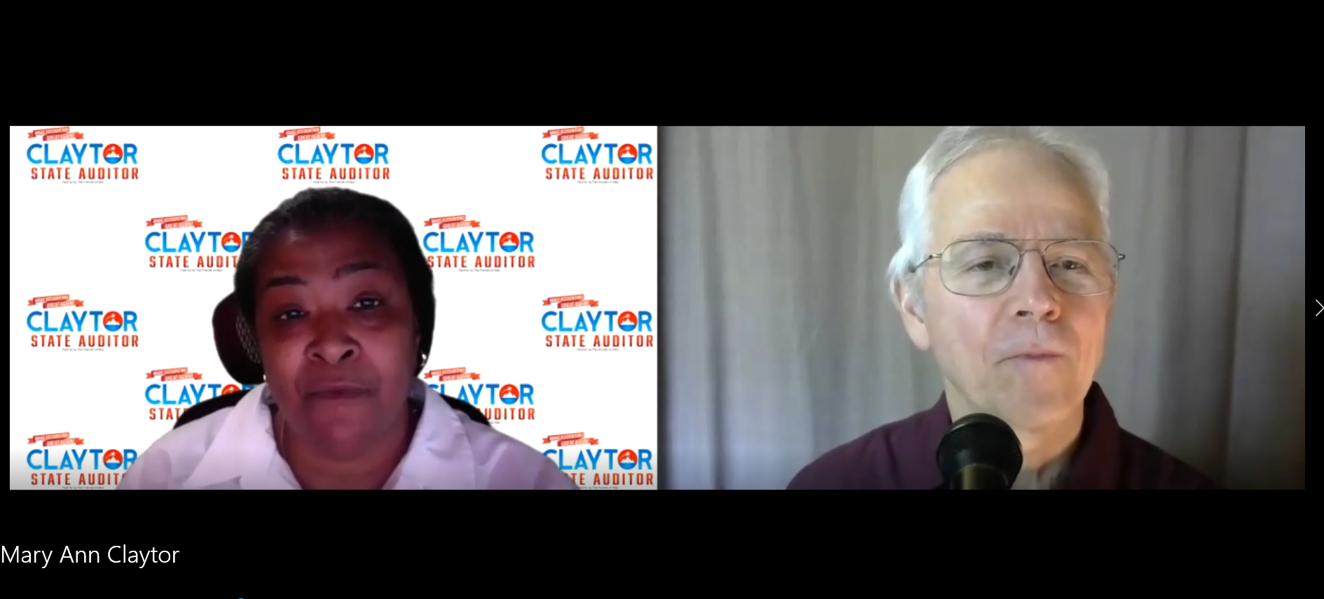 Interview with Mary Ann Claytor-Democratic Candidate for WV Auditor