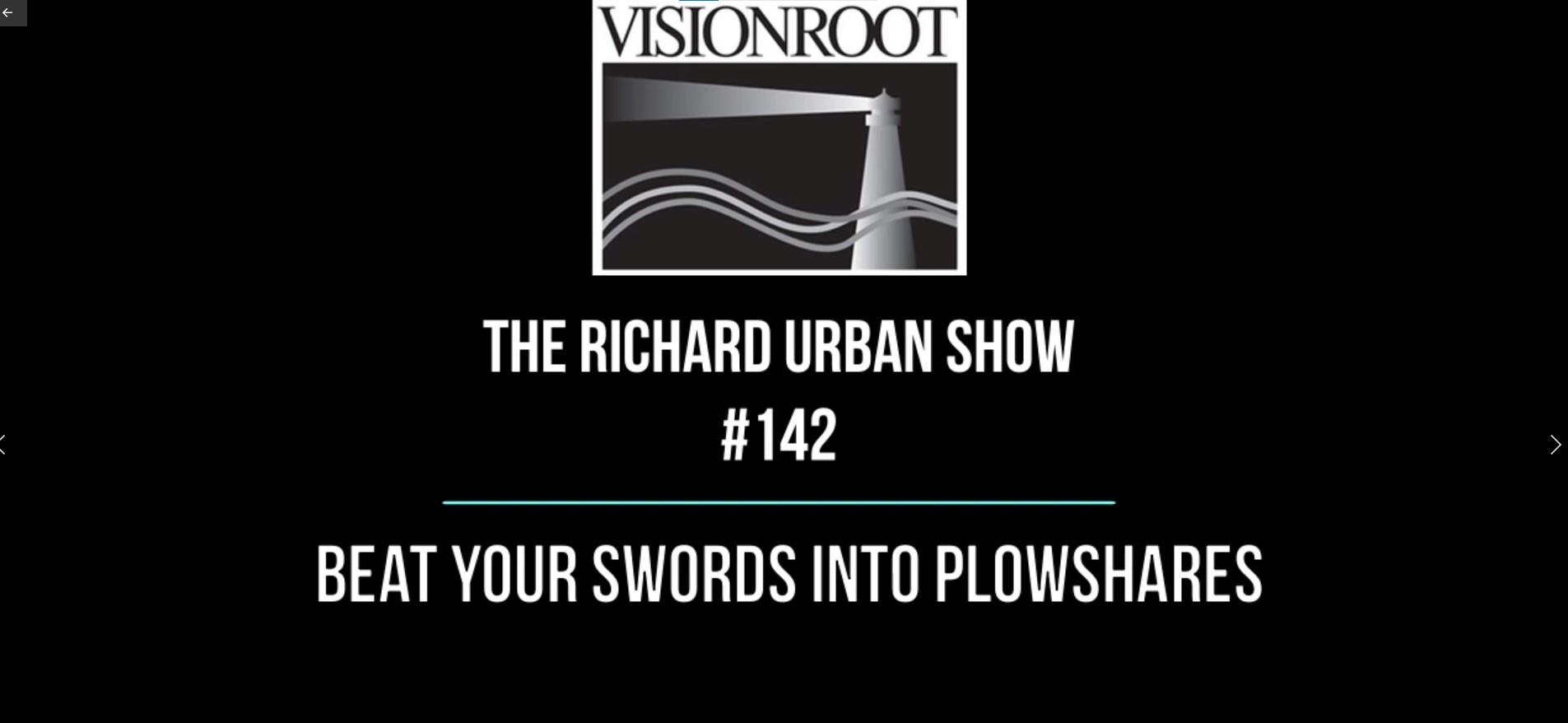 Beat Your Swords Into Plowshares VisionRoot